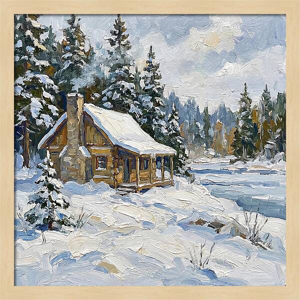 Snowy Cabin Retreat