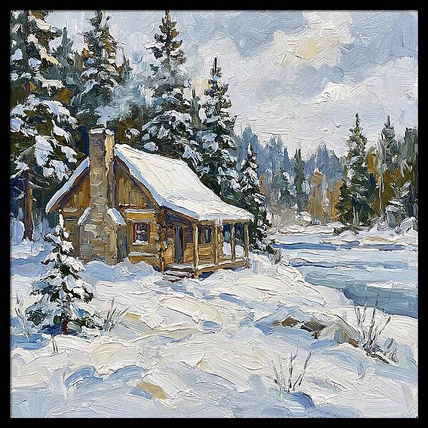 Snowy Cabin Retreat