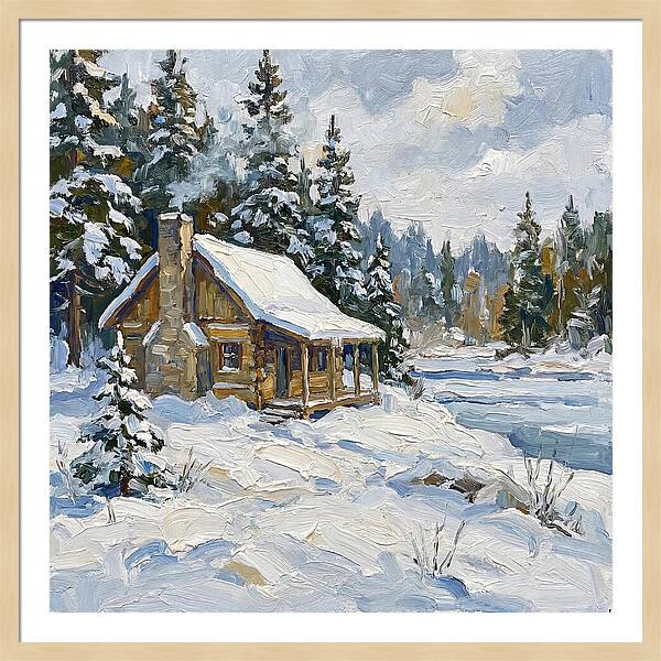 Snowy Cabin Retreat