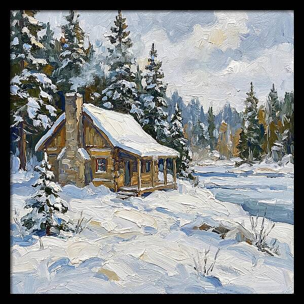 Snowy Cabin Retreat