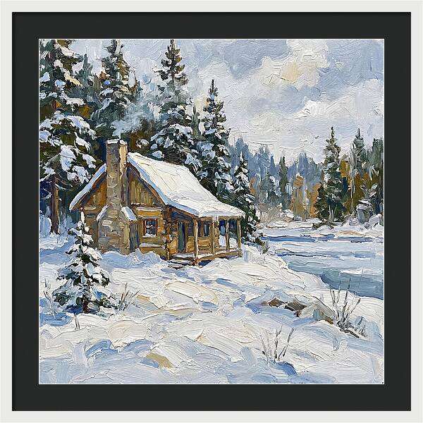 Snowy Cabin Retreat
