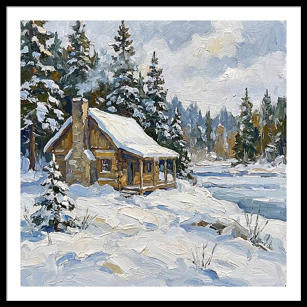 Snowy Cabin Retreat
