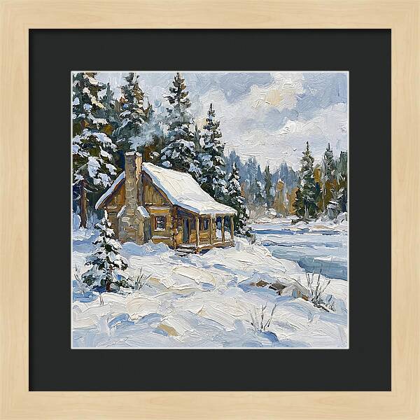 Snowy Cabin Retreat