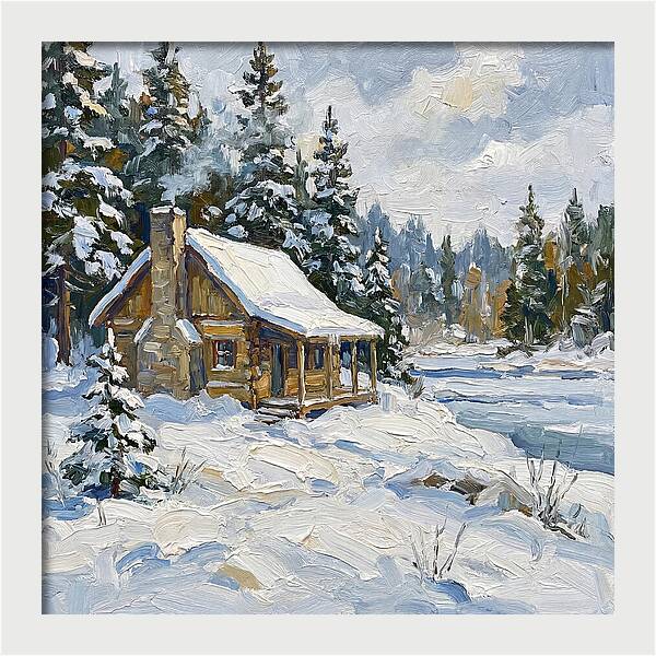 Snowy Cabin Retreat