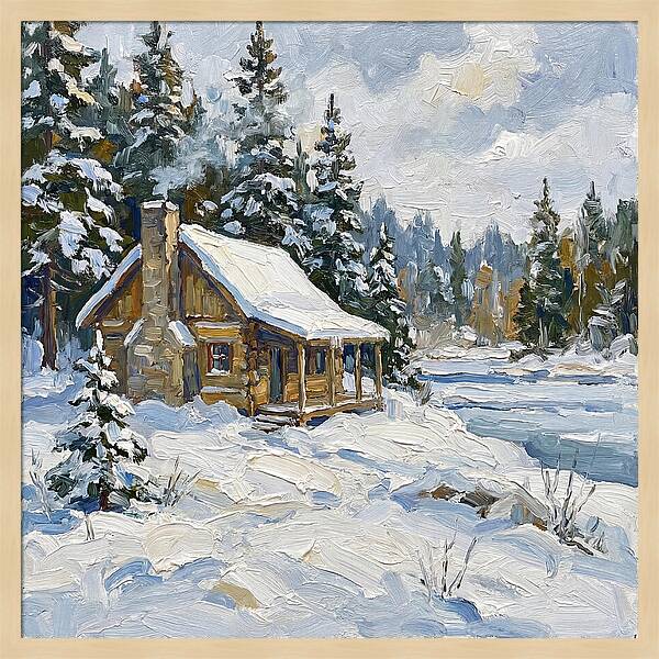 Snowy Cabin Retreat