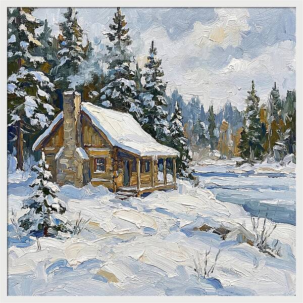 Snowy Cabin Retreat