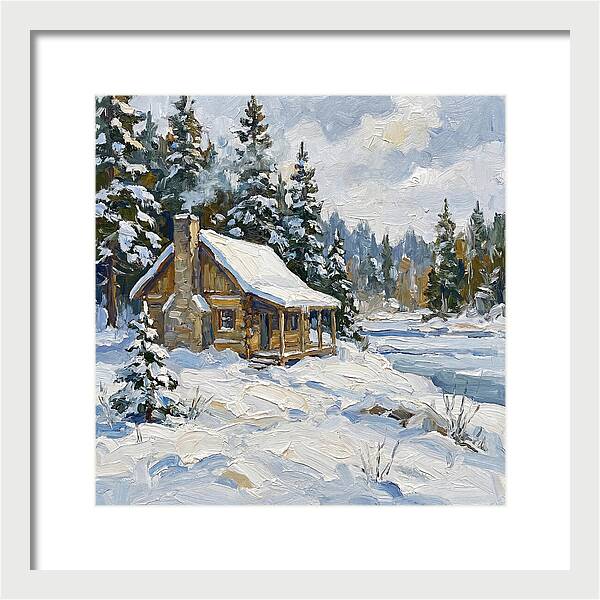 Snowy Cabin Retreat
