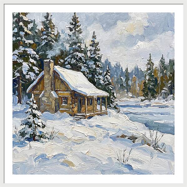 Snowy Cabin Retreat