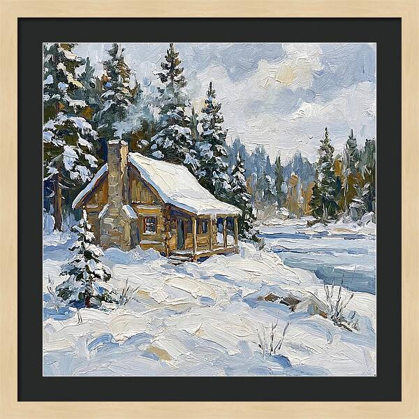 Snowy Cabin Retreat