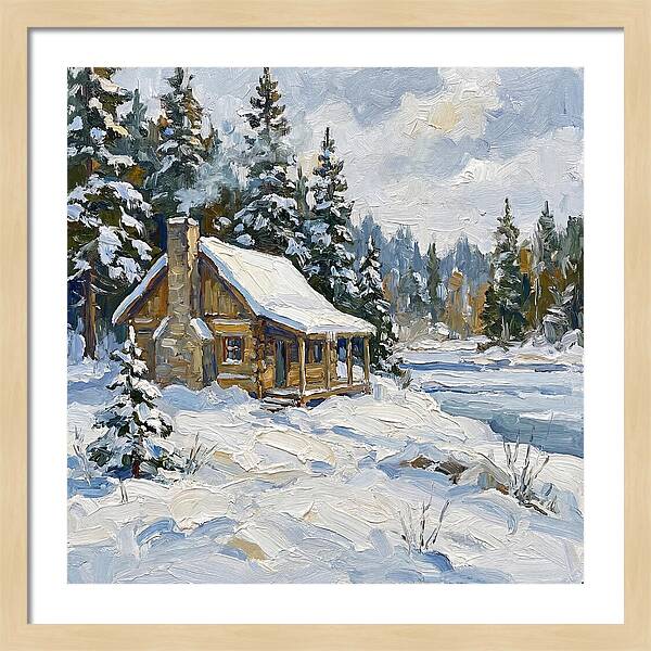 Snowy Cabin Retreat