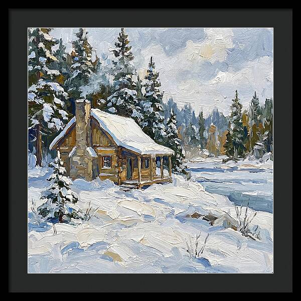 Snowy Cabin Retreat