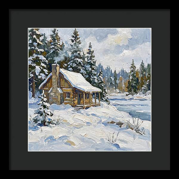 Snowy Cabin Retreat