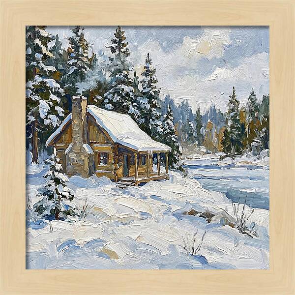 Snowy Cabin Retreat