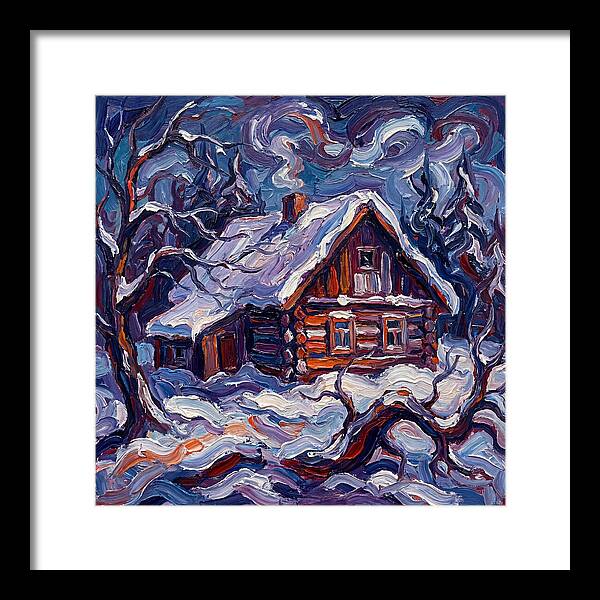 Snowy Cabin Serenity