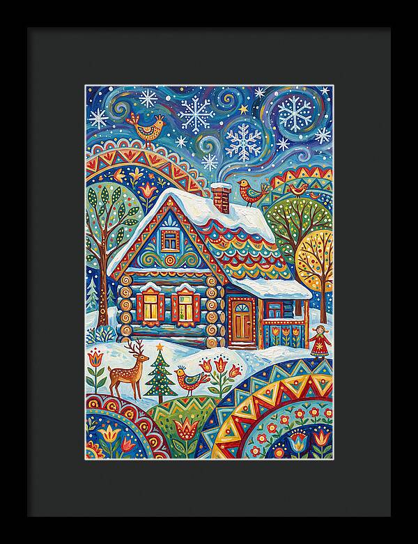 Snowy Cabin Wonderland