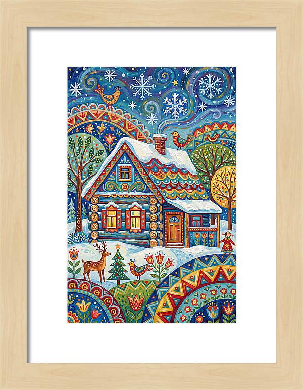 Snowy Cabin Wonderland