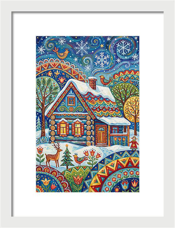 Snowy Cabin Wonderland