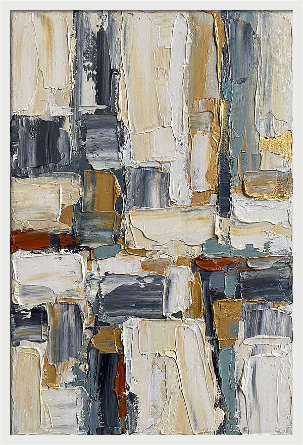 Snowy Field Abstract