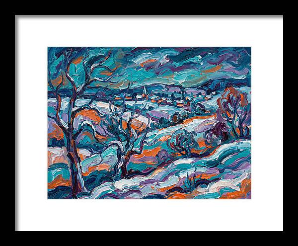 Snowy Field Landscape