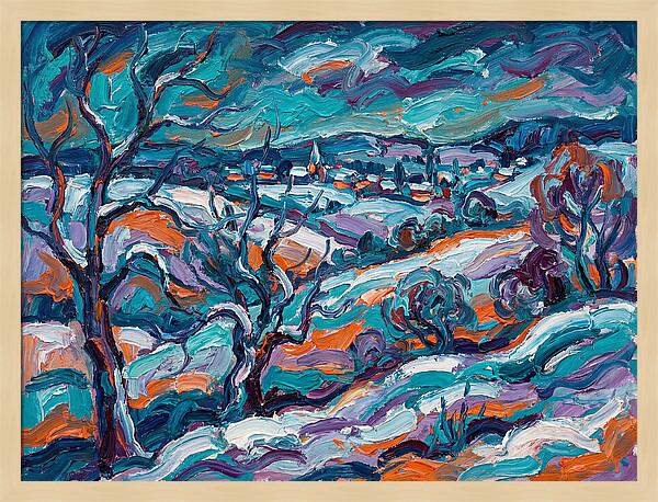 Snowy Field Landscape