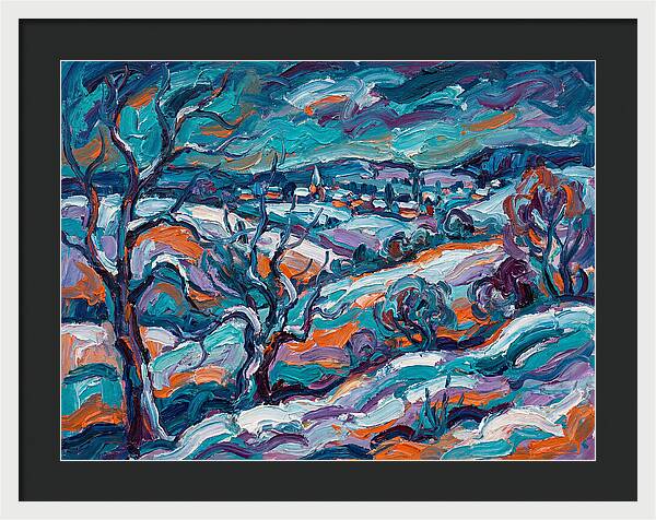 Snowy Field Landscape