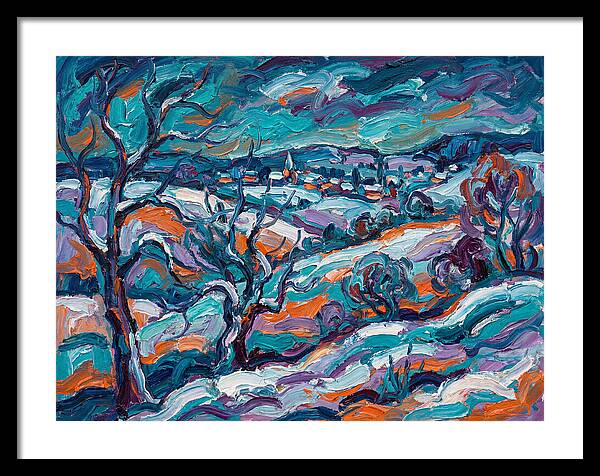 Snowy Field Landscape