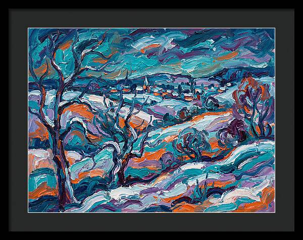 Snowy Field Landscape