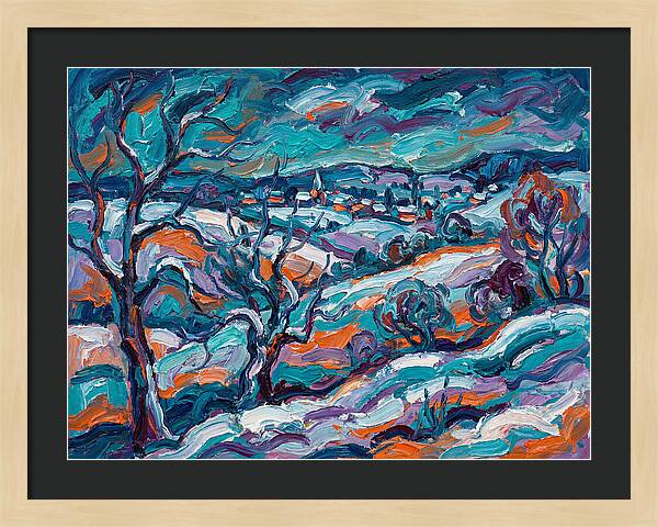 Snowy Field Landscape