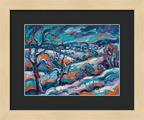 Snowy Field Landscape