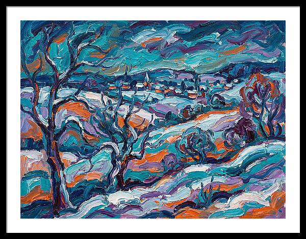 Snowy Field Landscape