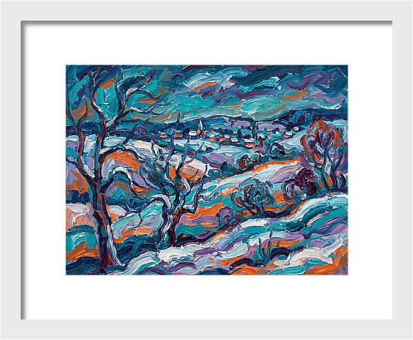 Snowy Field Landscape