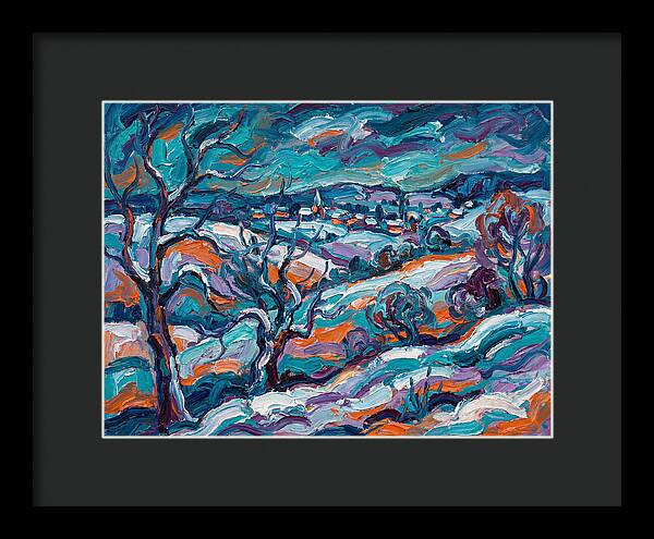 Snowy Field Landscape