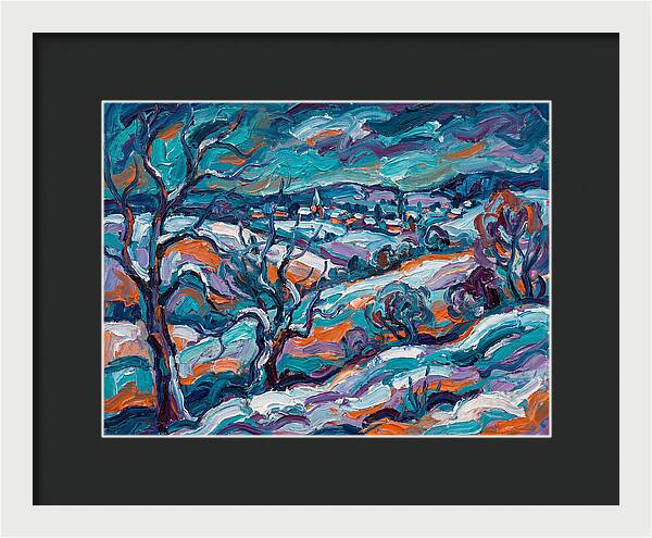 Snowy Field Landscape