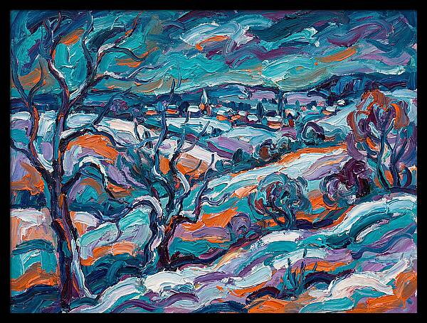 Snowy Field Landscape