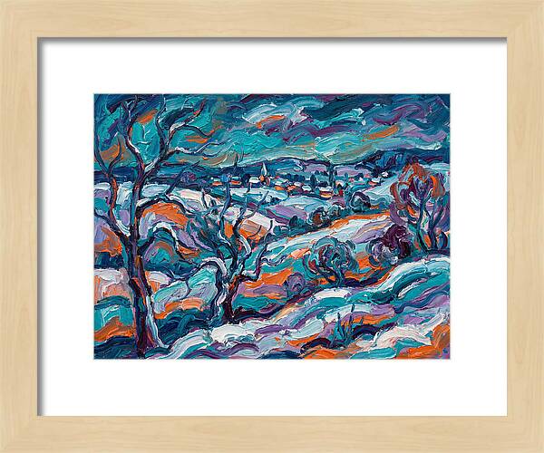Snowy Field Landscape