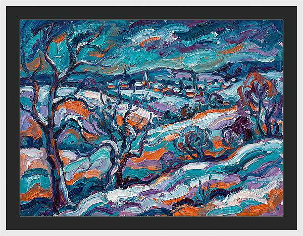 Snowy Field Landscape