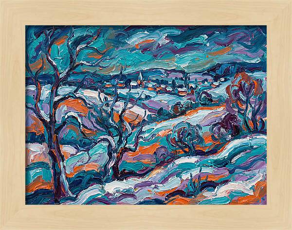 Snowy Field Landscape