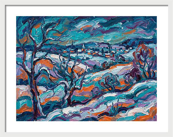 Snowy Field Landscape