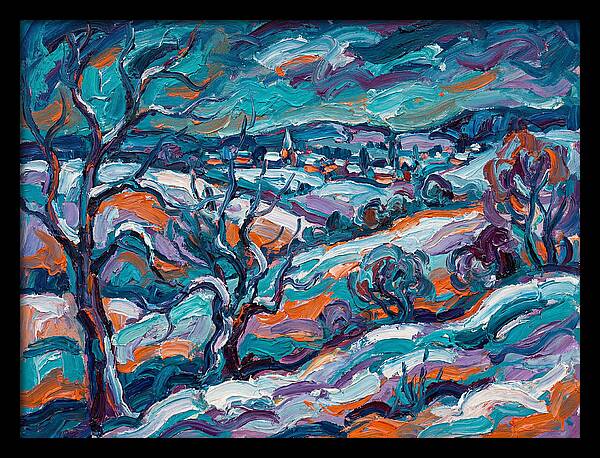 Snowy Field Landscape