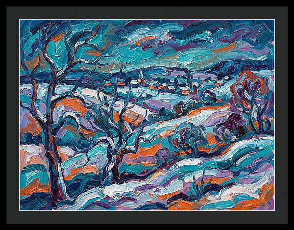 Snowy Field Landscape