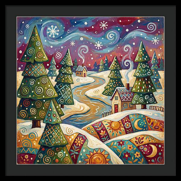 Snowy Field Serenity