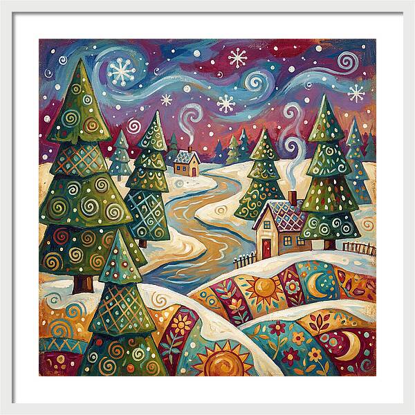 Snowy Field Serenity