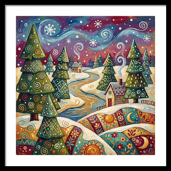 Snowy Field Serenity
