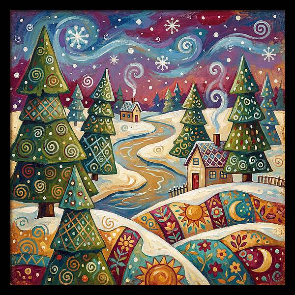 Snowy Field Serenity