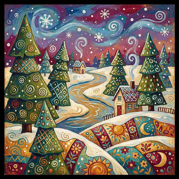 Snowy Field Serenity