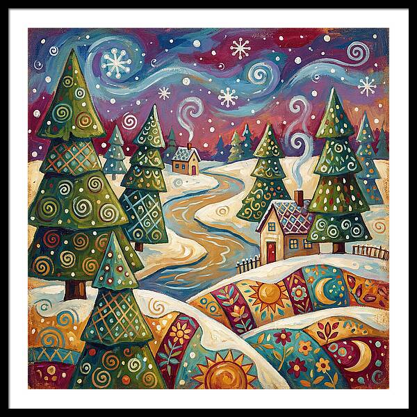 Snowy Field Serenity