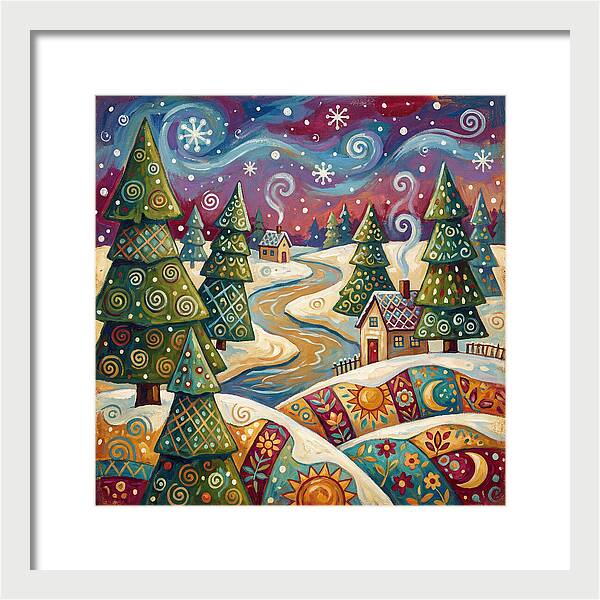 Snowy Field Serenity