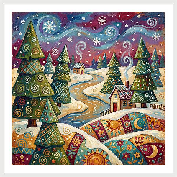 Snowy Field Serenity