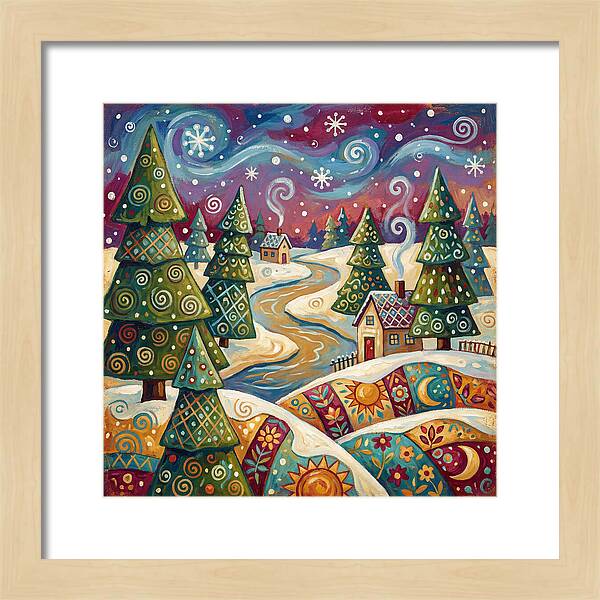 Snowy Field Serenity