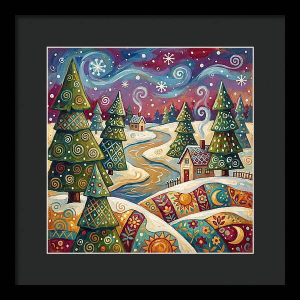 Snowy Field Serenity